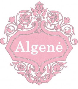 Vardas Algenė