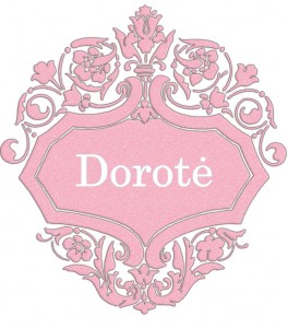 Vardas Dorotė