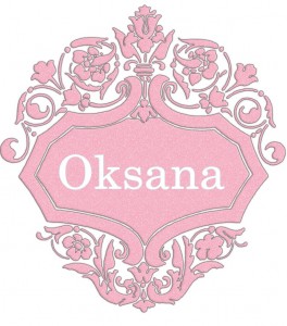 Vardas Oksana